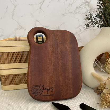 Artisan Serve & Slice Set | Cheese Knives Set & Mini Serving Board - Personalized Gift - The Chic Habitat