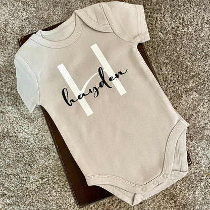 Baby Introduction Onesie - Personalized Gift - The Chic Habitat