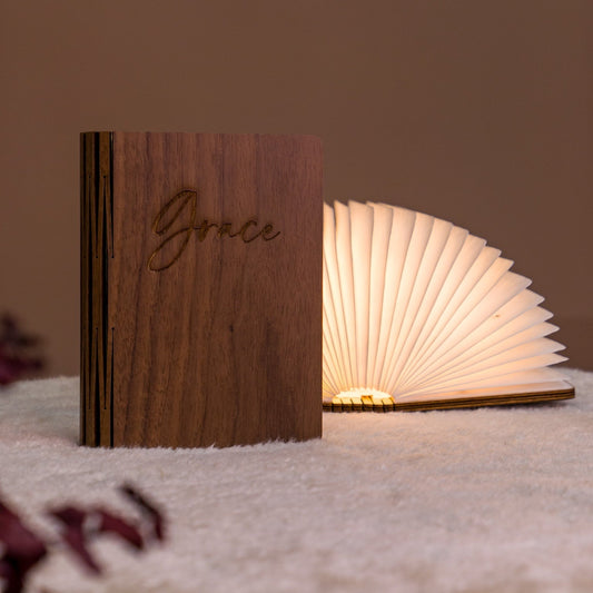 Luminous Tales | Wooden Nightlight - Personalized Gift - The Chic Habitat