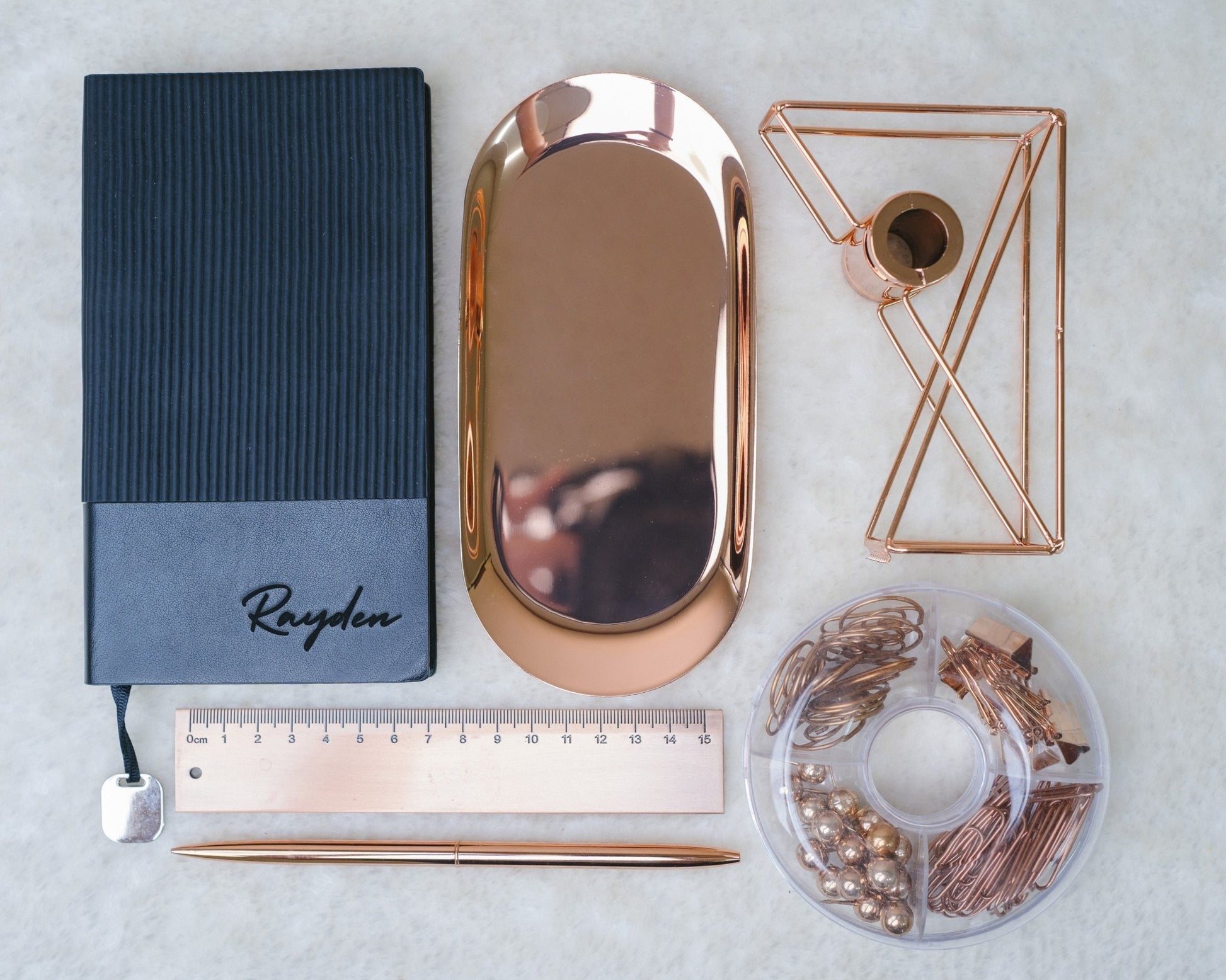 Luxe Desk Essentials - Personalized Gift - The Chic Habitat