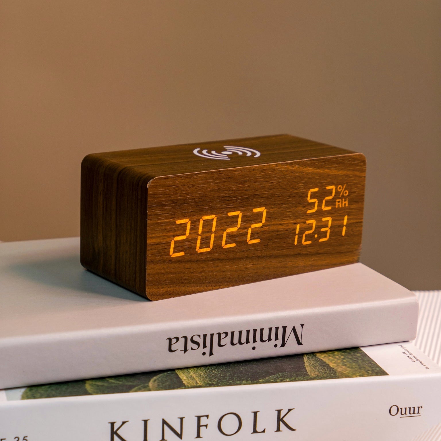 Timber Time | Digital Wooden Clock - Personalized Gift - The Chic Habitat